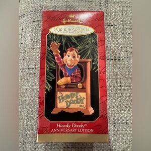 Hallmark Keepsake Howdy Doody Ornament - Red and Brown